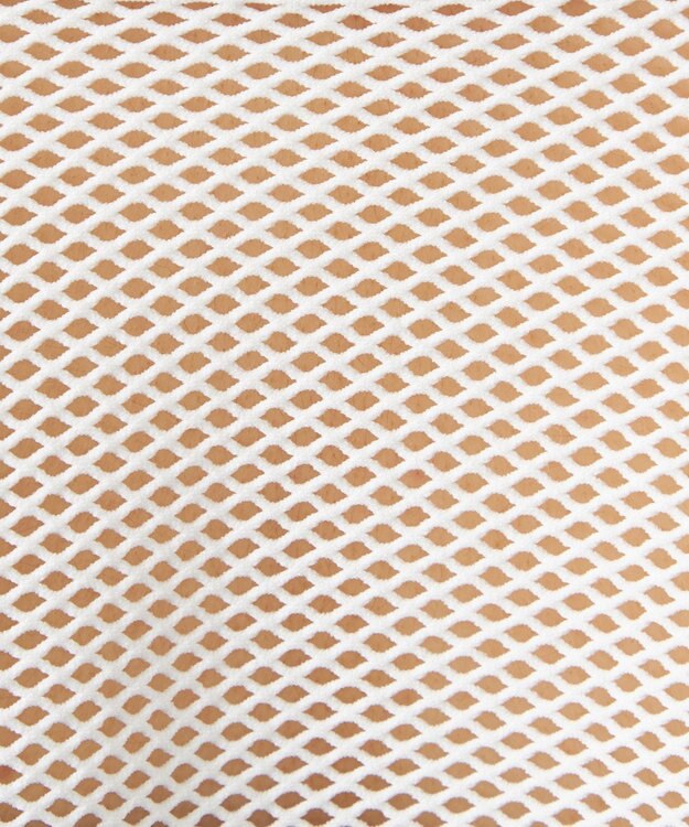 Chacott 【ノーソーイングニット】7分袖メッシュニットTシャツ ホワイト