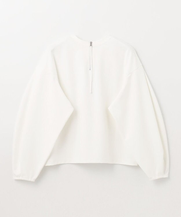 NAVE 【ReNAVE　UVカット・接触冷感・洗える】ボリュームスリーブジャージー ホワイト