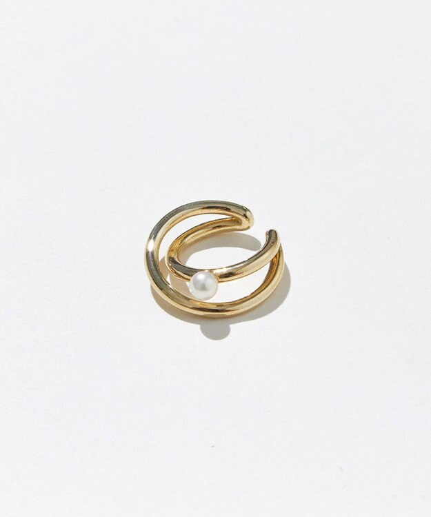 23区 アコヤパール イヤーカフ ゴールド系