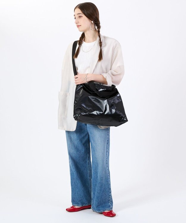DELUXE ZIPTOP TOTE/ブラックシャイン / LeSportsac | ファッション