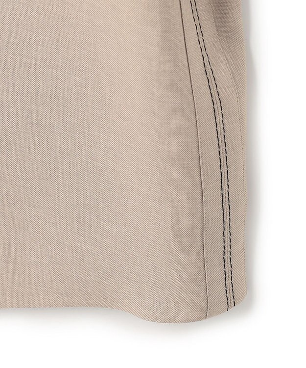 ICB 【WEB＆一部店舗限定】SerikaWorsted シャツブラウス ベージュカーキ