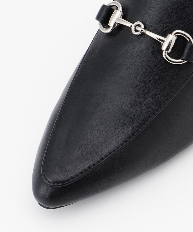 ICB ポインテッドローファーミュール ブラック系