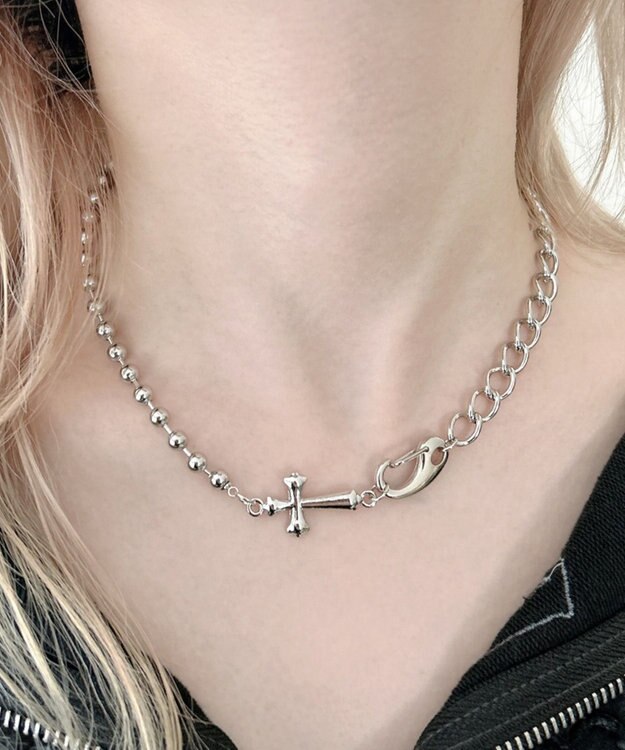 WEGO Lカラビナモチーフネックレス 柄4