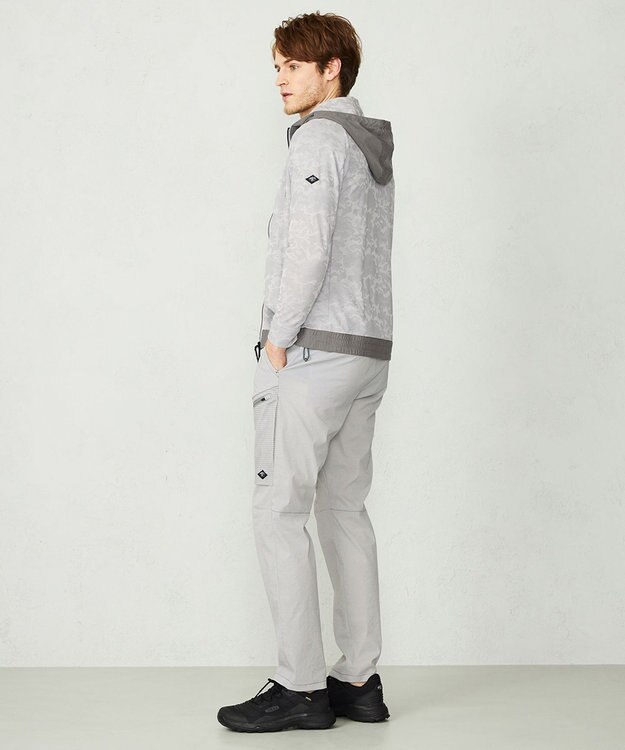 JOSEPH ABBOUD MOUNTAIN 【UNISEX】クールスキンガードカモ パーカー ライトグレー系7