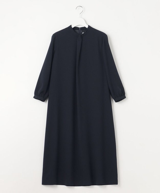 J.PRESS LADIES 【洗える】ノルディス2wayジョーゼット ワンピース ネイビー系