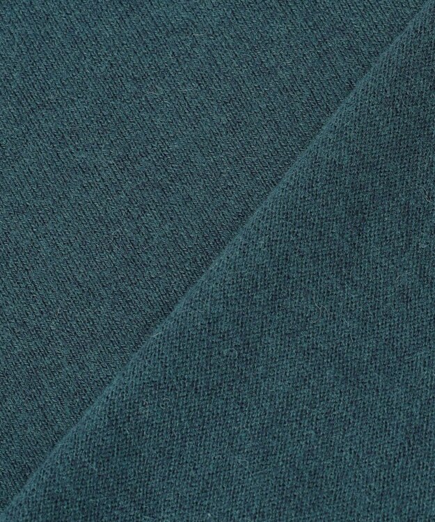 J.PRESS MEN 動きやすさにこだわった立体設計【洗える】コットンカシミヤモックネック ニット グリーン系