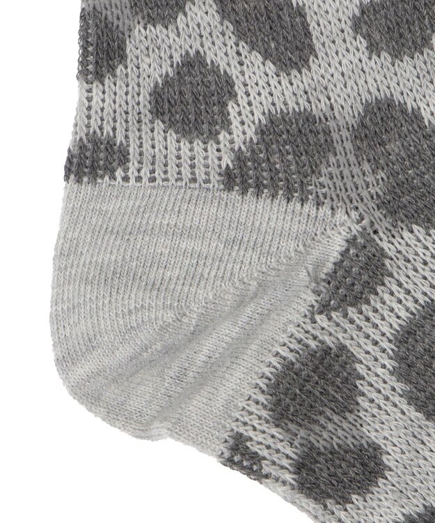 WEGO ジャガードアニマルソックス グレー