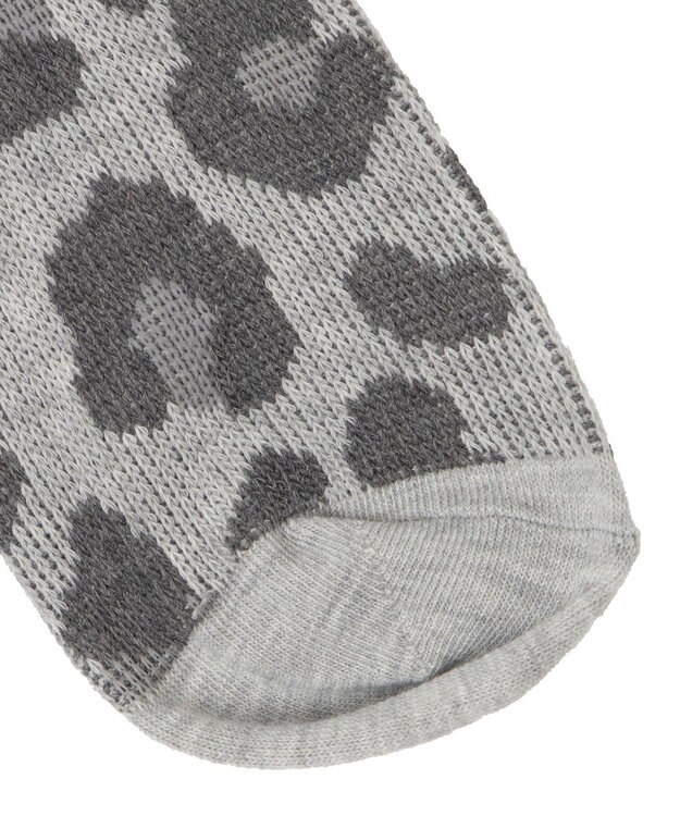 WEGO ジャガードアニマルソックス グレー