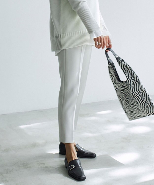 ICB 【防シワ・洗える】 トリプルクロスツイル スティックパンツ トープ系