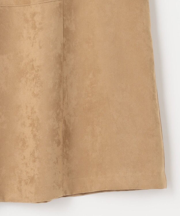 J.PRESS LADIES 【洗える】ソフィーヌスエード スカート キャメル系