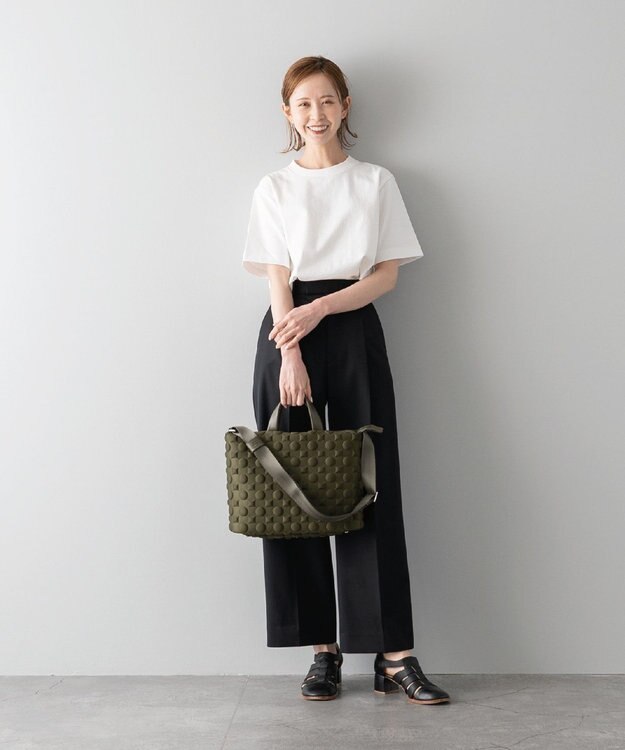 MIYABIYA 【撥水加工】La quoh with kirakaracho 2wayトート 鶯（カーキ）