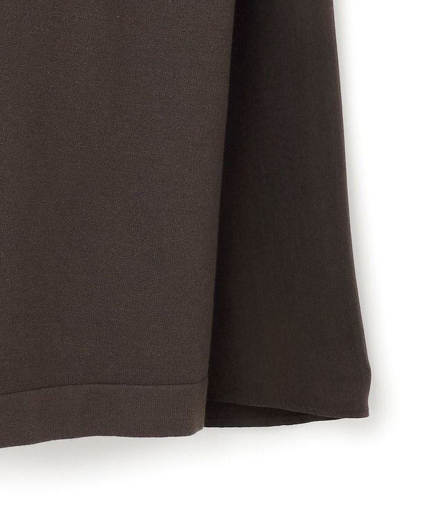 23区 S 【洗える/吊り干しOK】ヴィスコースストレッチ  バックデザイン ニットワンピース ブラウン系