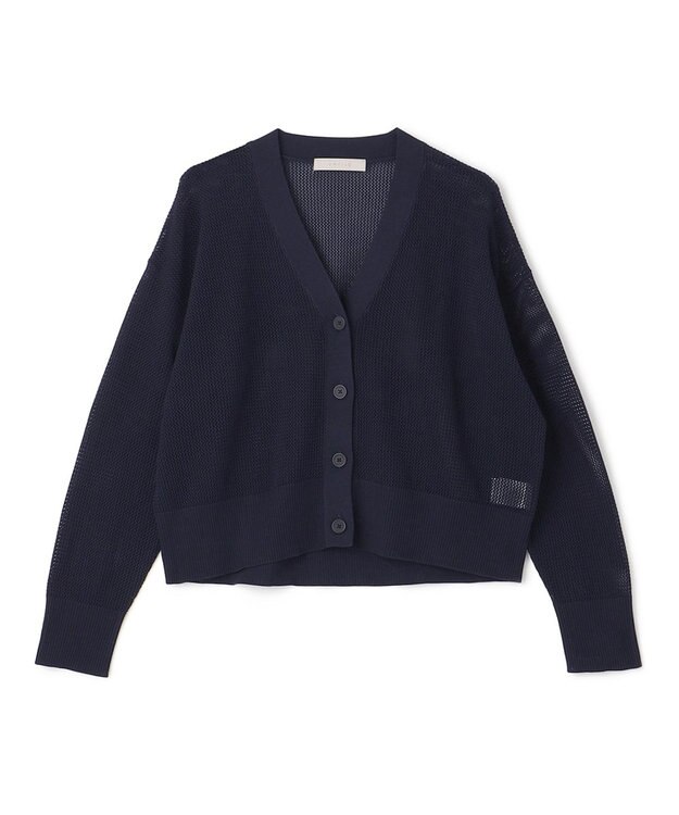 UNFILO メッシュニット カーディガン ネイビー