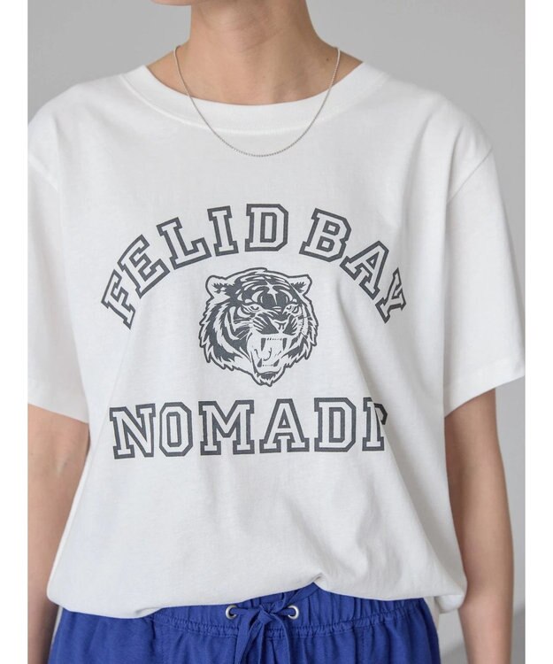 AMERICAN HOLIC ＴＩＧＥＲカットＴＥＥ Ivory