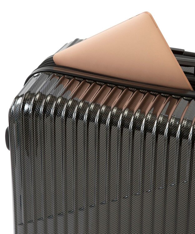 ACE BAGS & LUGGAGE ACE クレスタ スーツケース 7~10泊 83~93Ｌ エキスパンド機能 06318 エース ブラックカーボン