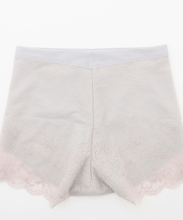 自由区 【ワコールコラボ・別注カラー】レーシーショーツ グレー