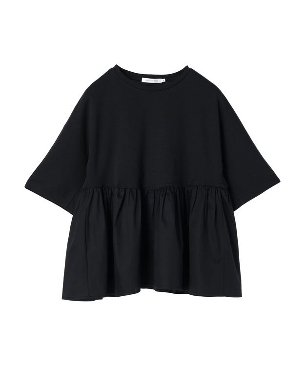 AMERICAN HOLIC 異素材ティアードプルオーバー Black