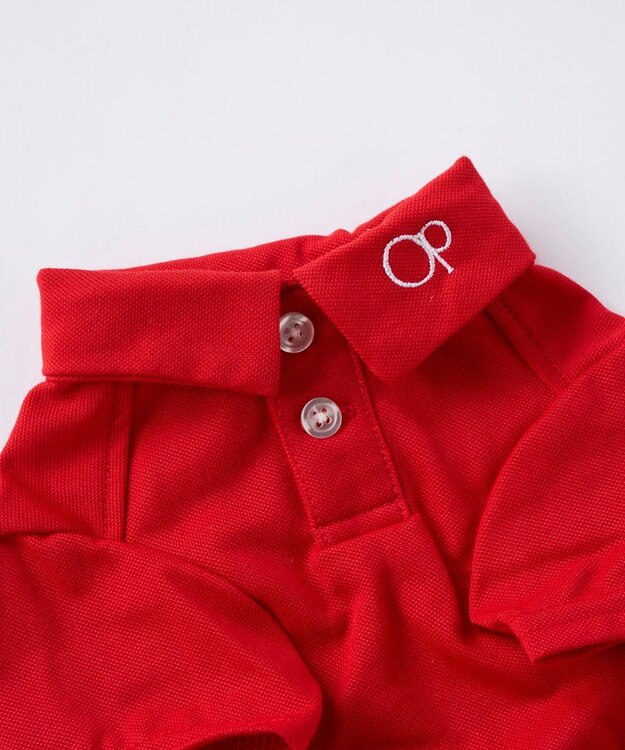 OP／FILA 【Ocean Pacific】ポロシャツ風ドッグウェア ペットウェア レッド