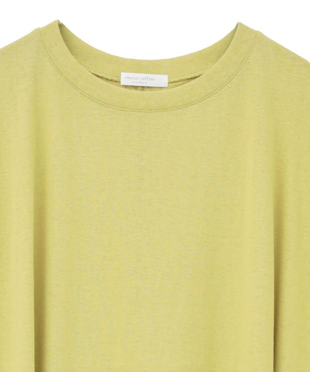 Green Parks スラブカットチュニック Lime Green