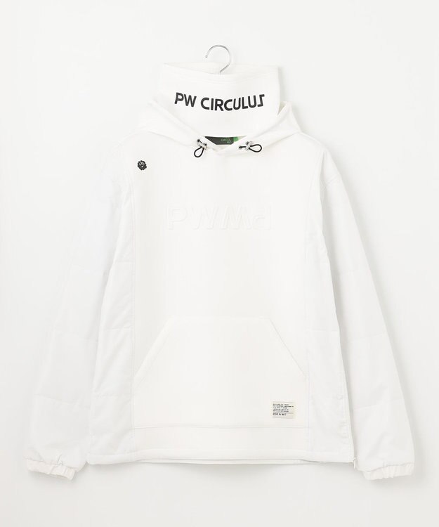 PW CIRCULUS 【MEN】中綿コンビデタッチャブルフーディ ホワイト系