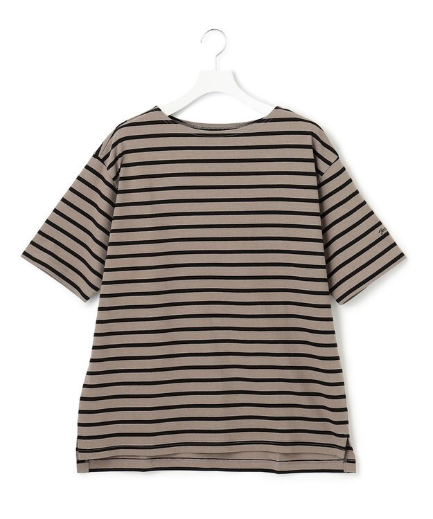 J.PRESS YORK STREET 【UNISEX】天竺ボーダーTシャツ ベージュ系1