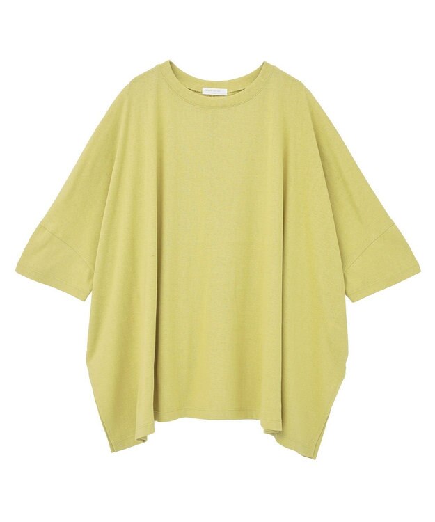 Green Parks スラブカットチュニック Lime Green