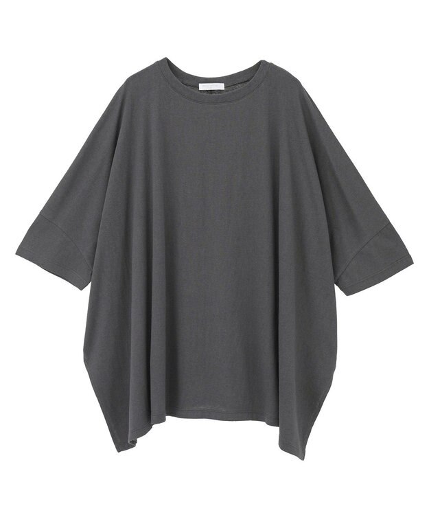 Green Parks スラブカットチュニック Charcoal Gray