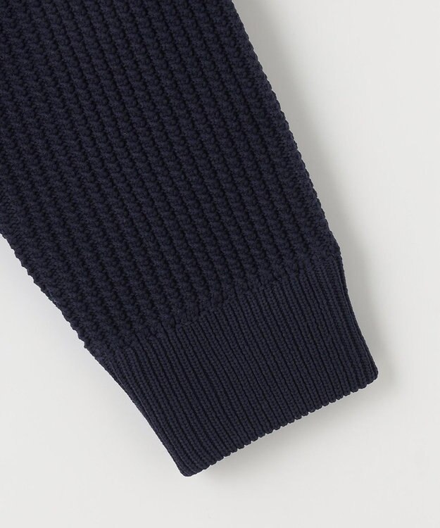 23区GOLF 【23Fondation/MEN】ワッフル ニット ネイビー系