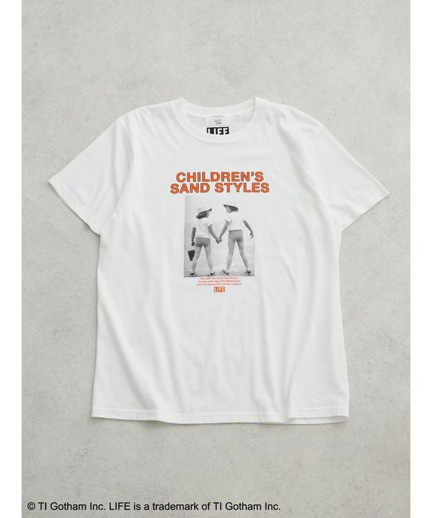 Green Parks ＬＩＦＥ　フォトプリントＴシャツ Orange