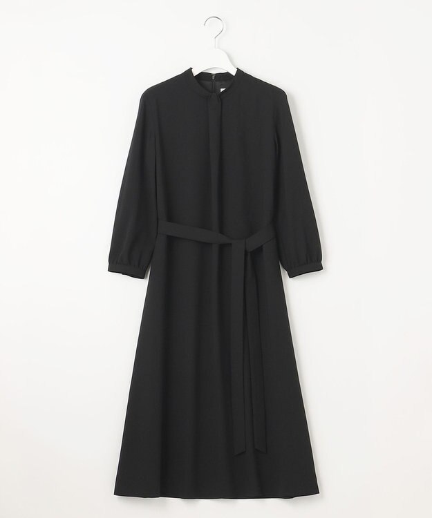 J.PRESS LADIES 【洗える】ノルディス2wayジョーゼット ワンピース ブラック系