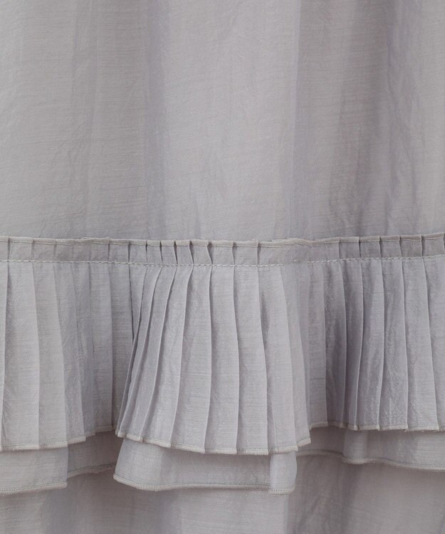 Green Parks ・ＥＬＥＮＣＡＲＥ　ＤＵＥ　プリーツフリルシアースカート Gray