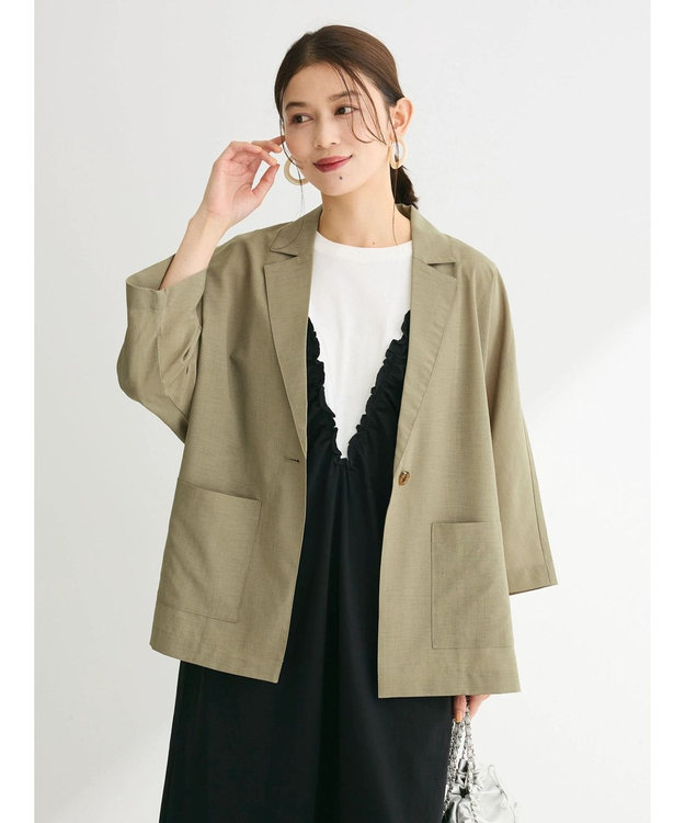 人気 ジャーナルスタンダードレサージュ シアー ドルマン ジャケット カーキ 人気 ジャーナルスタンダードレサージュ シアー ドルマン ジャケット