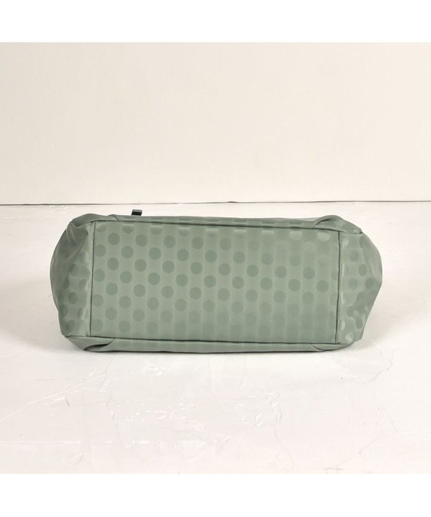 Y'SACCS Polka Dots 口折れショルダー ライトグリーン