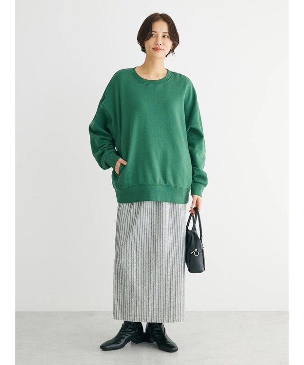 Green Parks ・ＳＵＧＡＲ　ＳＰＯＯＮ　多色コールナロースカート Gray