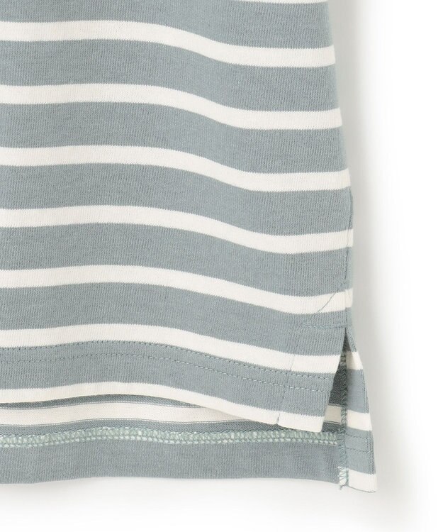 J.PRESS YORK STREET 【UNISEX】天竺ボーダーTシャツ ダルブルー系1