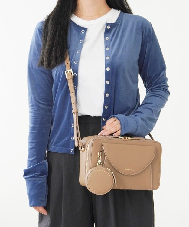 ACE BAGS & LUGGAGE Jewelna Rose ヴィクシー ショルダーバッグ 16231 ジュエルナローズ グレージュ