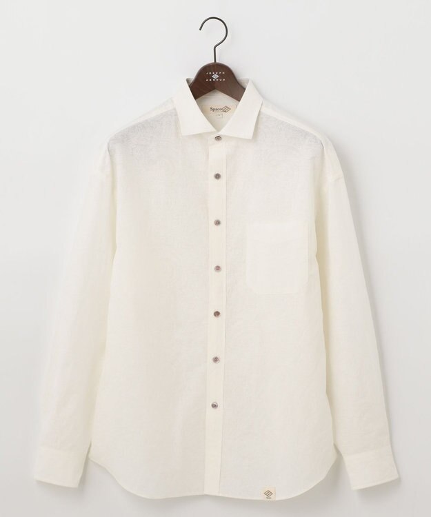 JOSEPH ABBOUD MOUNTAIN 【SPACE／UNISEX】オーバーペイズリー シャツ ホワイト系6