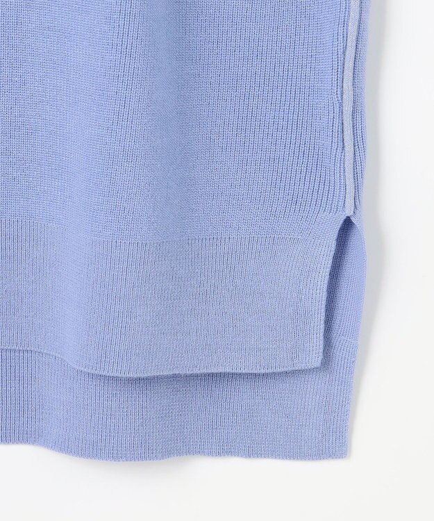 ANY SIS S ラインポイント ニット ライトブルー