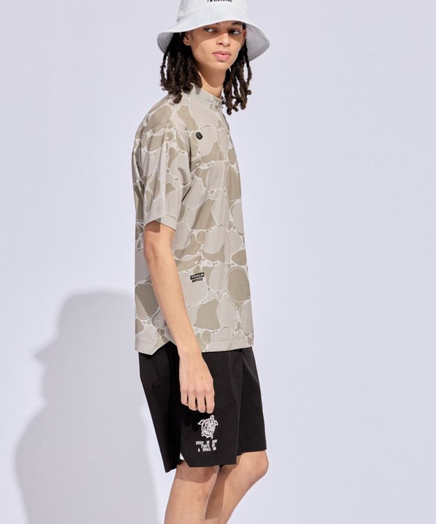 PW CIRCULUS 【MEN】TURTLE MOTIFショーツ ゴルフ ブラック系