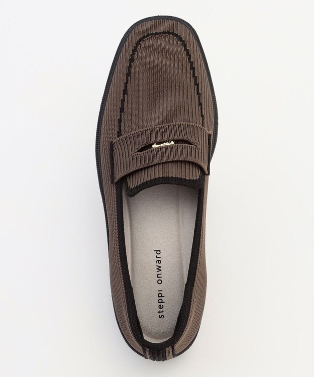 steppi 【VERY掲載 / 撥水 / 洗える】コインローファー ダークブラウン