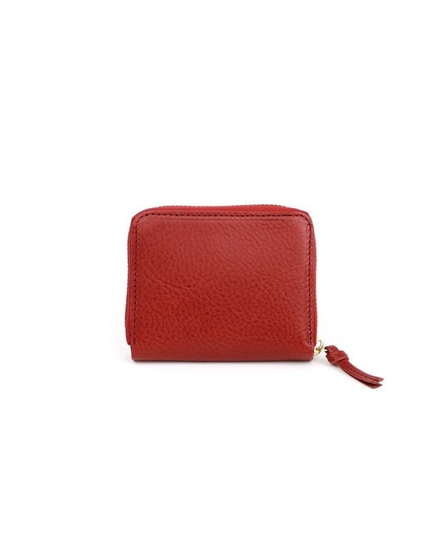 UNBILLION ペルケ perche / イタリアンレザー・ジャバラカードウォレット レッド