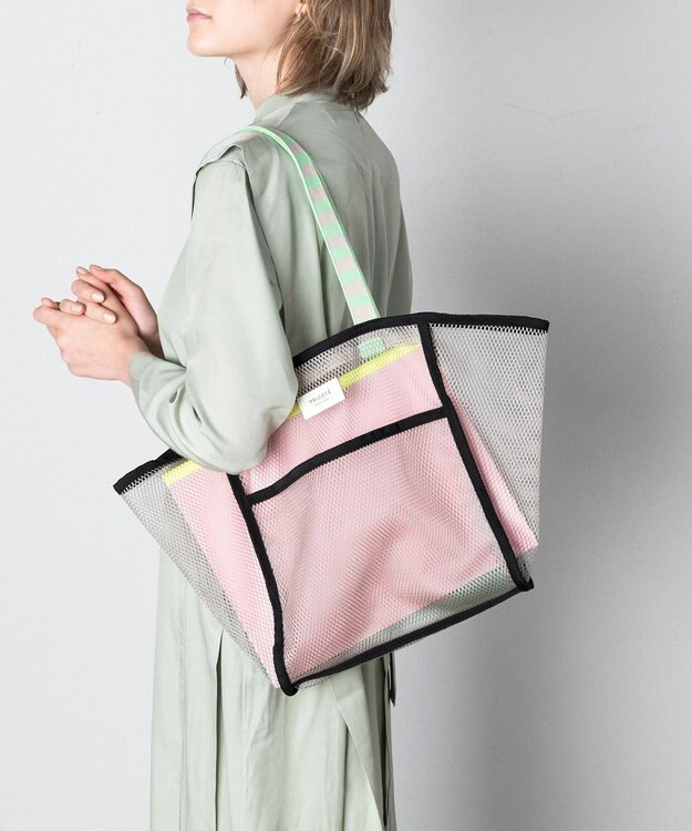 MESH POCKET TOTE BAG／メッシュポケットトートバッグ / TRICOTE