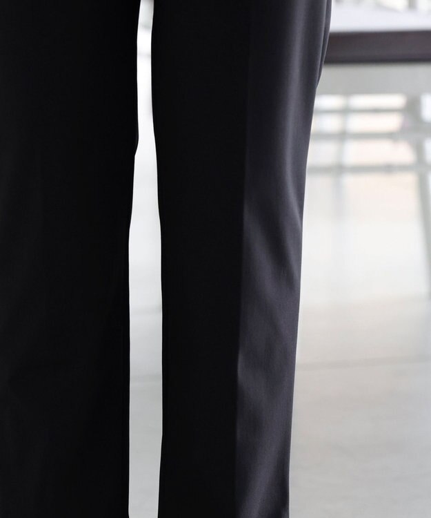 Tiaclasse 【小倉優子さん着用・日本製・洗える】サーラドライ・テーパードパンツ ブラック