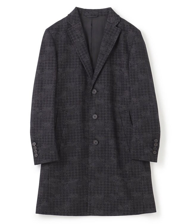 JOSEPH HOMME パッチジャガードジャージー　チェスターコート グレー系3