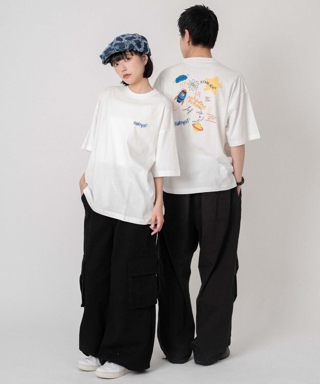 WEGO 【ユニセックス着用ITEM/SMLXLサイズ展開】アソートグラフィックT（SS） 柄27