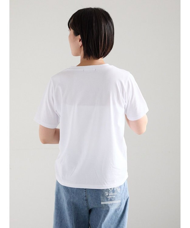 Te chichi アソートネコフォトスタンダードTシャツ ブラック