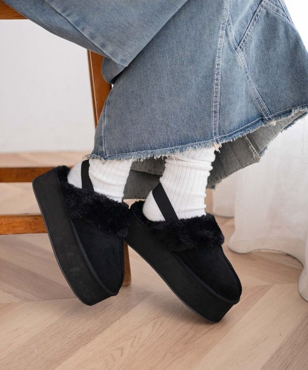 WEGO ムートンサボ ブラック