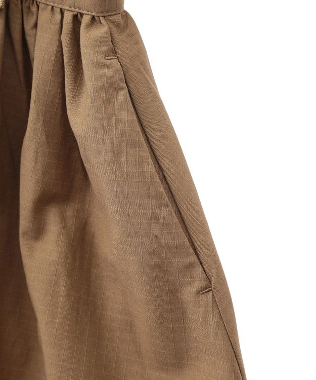 Green Parks ・ＤＯＵＢＬＥ　ＦＬＡＧＳサスペンダーミリタリースカート Beige