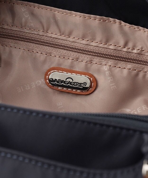 LA BAGAGERIE タックラウンド2WAYミニバッグ ネイビー