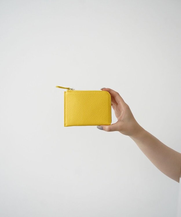 Atelier nuu 日本製 本革 lim Ｌ字ミニウォレット イエロー